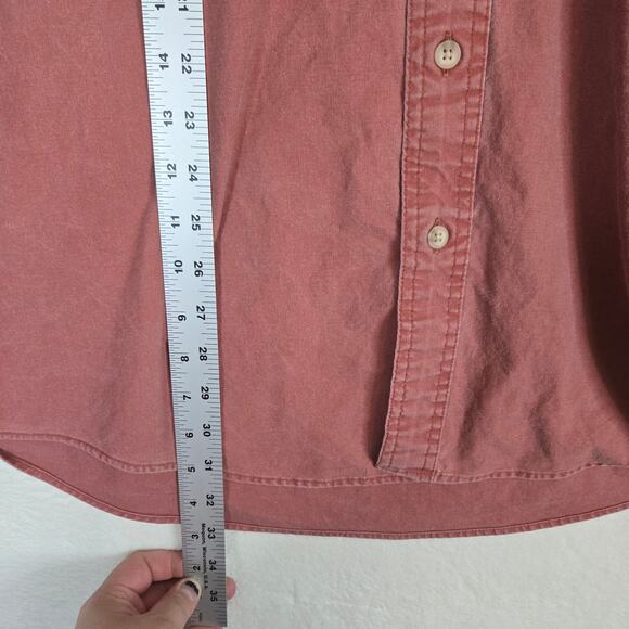 L.L. Bean Traditional Fit Button Down Shirt Long Sleeve Mens Large Tall 0699 - Picture 6 of 8